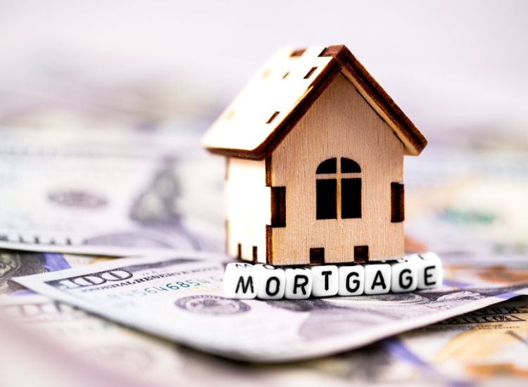 Finance Concept in Blocks With Word Mortgage in El Paso, TX, And New Mexico.